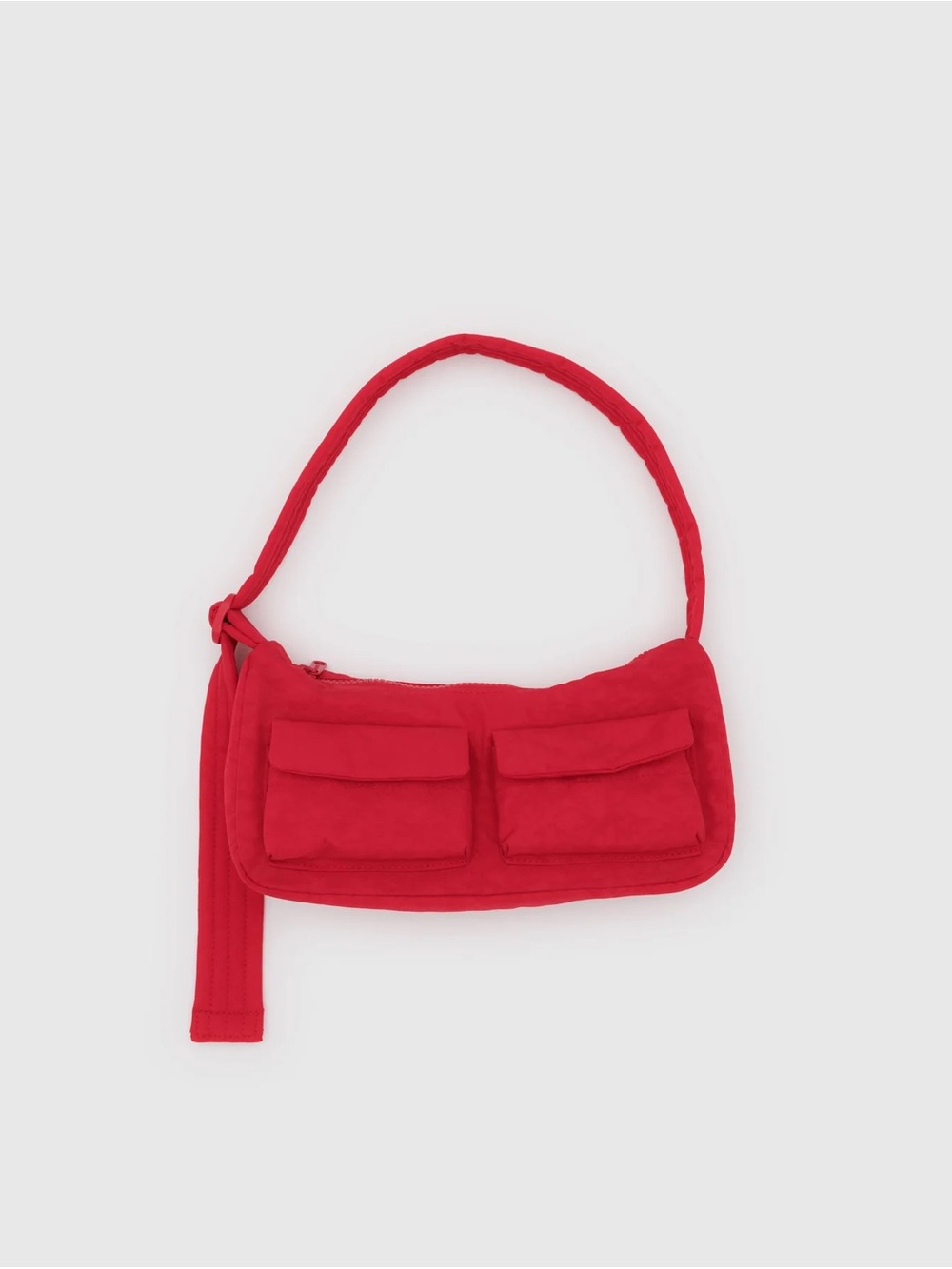 Baggu- Cargo Shoulder Bag in Candy Apple Red